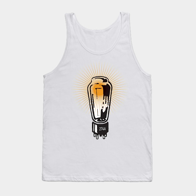 Vacuum Tube 274A Tank Top by SerifsWhiskey